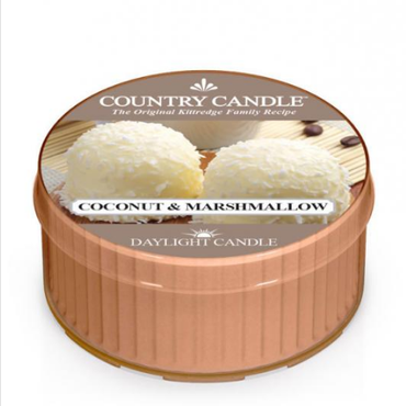  Country Candle - Coconut Marshmallow - Daylgiht (42g) Świeca zapachowa